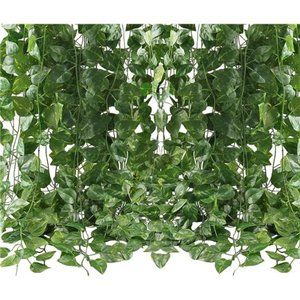 24 Strands 168 Feet Fake Vines Artificial Ivy Garland Hanging Plants Greenery